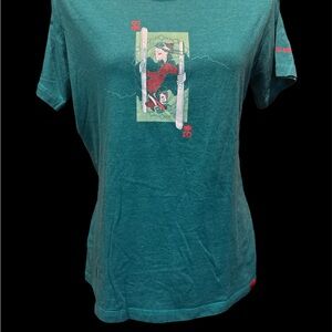 MK Graphic Teal Women's Top